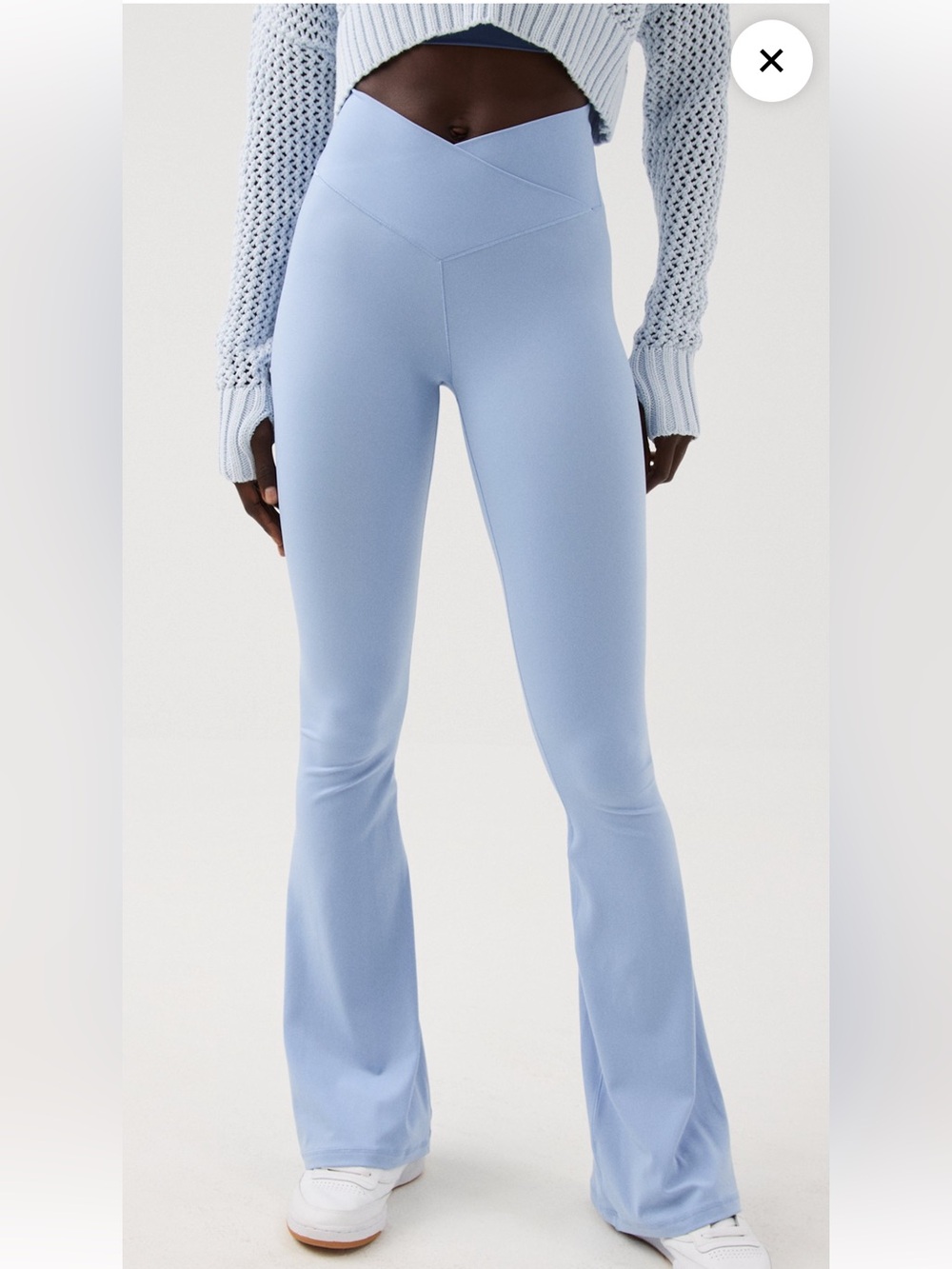 Aerie OFFLINE Real Me High Waisted Crossover Flare Legging🌸